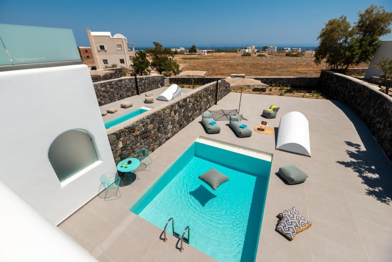 Modern Dome Homes Of Santorini Perissa  Exterior foto